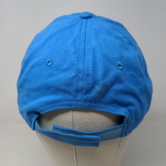 Distinctive Headwear Boy's Strapback Hat Blue Embroidered Siesta Key Logo Cotton - Picture 5 of 7